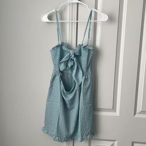 NEW Kittenish Blue Polka-dot Dress